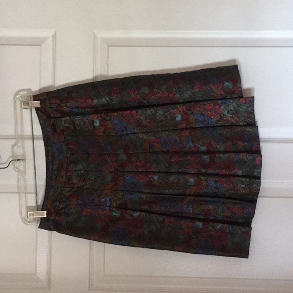 Floral wrap skirt